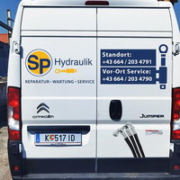 Firmenfahrzeug von SP Hydraulik